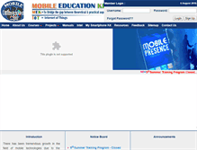 Tablet Screenshot of mobileeducationkit.net